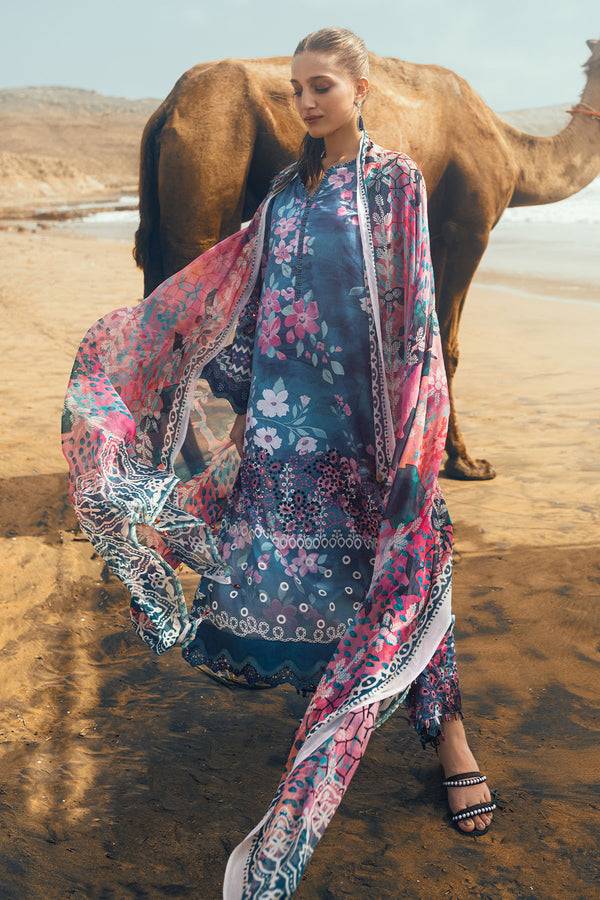 Nureh | Gardenia Lawn 24 | N-03 - Pakistani Designer Dress - by Nureh | Type: Luxury - 100% Original at Saira Sultan