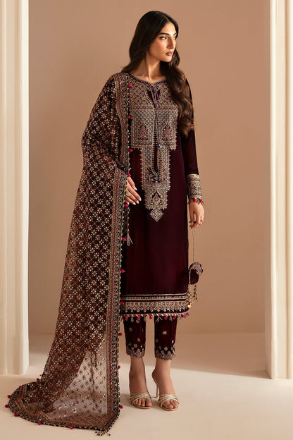 Jazmin | Velvet Edit 24 | Velvet Formal VF-2022 - Pakistani Designer Dress - by Jazmin | Type: Formal - 100% Original at Saira Sultan