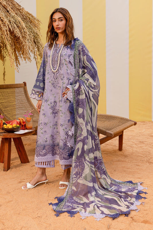 Nureh | Gardenia Lawn 25 | NSG-184 XS Purple Gray Lawn