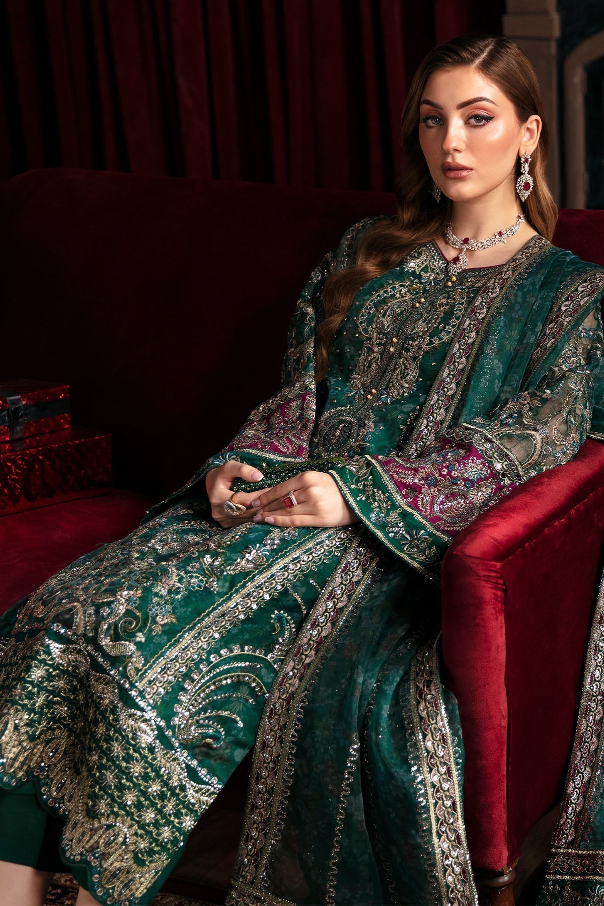 Nureh | Elanora Formal 24 | CHARM - Pakistani Designer Dress - by Nureh | Type: Formal - 100% Original at Saira Sultan
