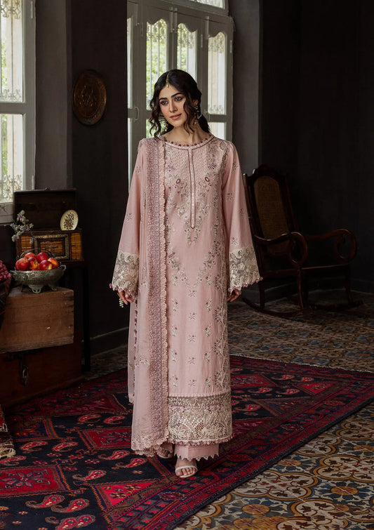 Kahf Premium | Kahf Karandi 25 | KKH-08 ROSABELLE - Pakistani Designer Dress - by Kahf Premium - Type : Ladies Clothes - 100% Original at Saira Sultan