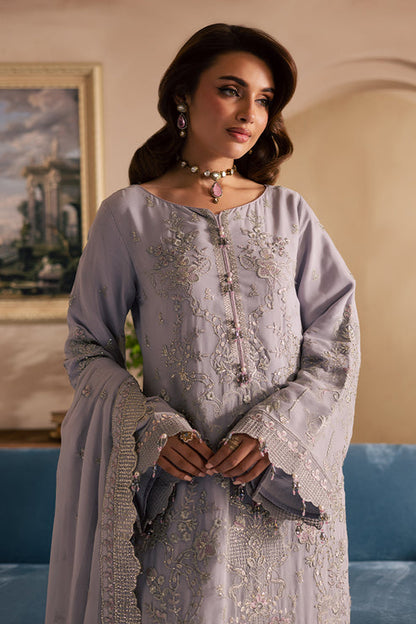 Emaan Adeel | Miraan luxury chiffon | SORINA M Lilac Gray Chiffon