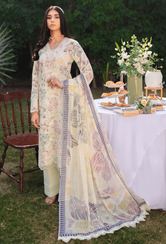 Humdum | Gardenia Lawn 24 |Printkari Lawn - PLG 05 - Pakistani Designer Dress - by HumDum | Type: Luxury - 100% Original at Saira Sultan