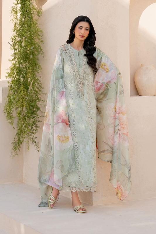 Iznik | Festive Lawn 25 | EFL-07 XS Mint Lawn