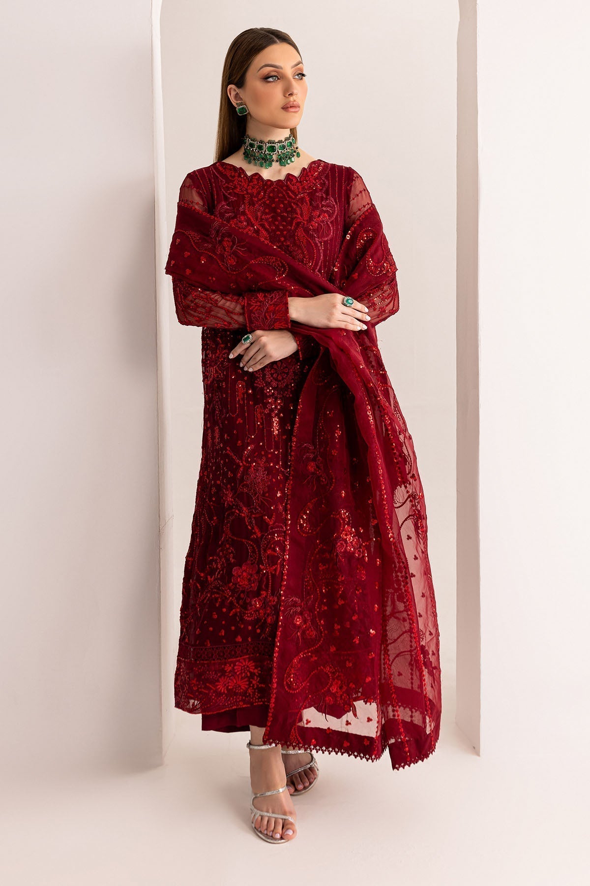Nureh | Fancy Formals | NP-516 - Pakistani Designer Dress - by Nureh | Type: Formal - 100% Original at Saira Sultan