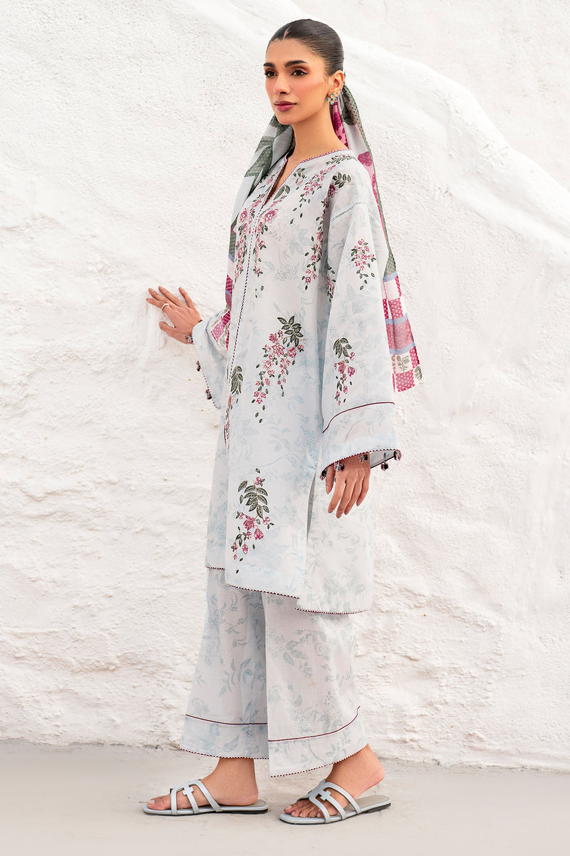 Jazmin | Summer Lawn 25 | USE-9121 L Off White Lawn