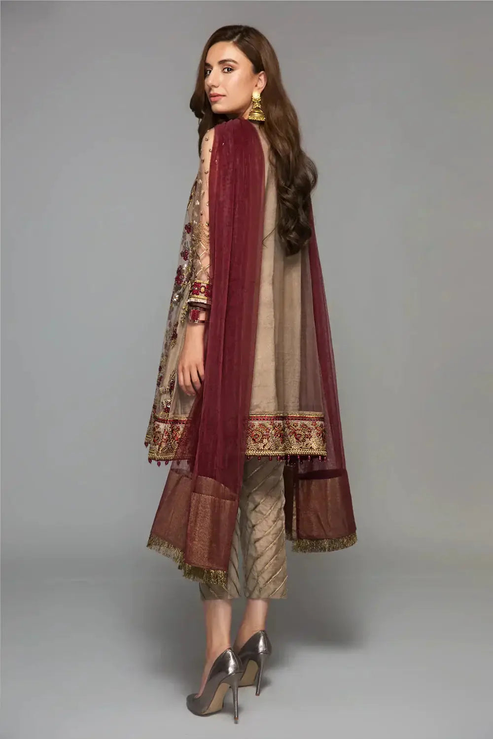 Baroque | Formals Collection | UF-14 - Pakistani Designer Dress - by Baroque | Type: Formal - 100% Original at Saira Sultan