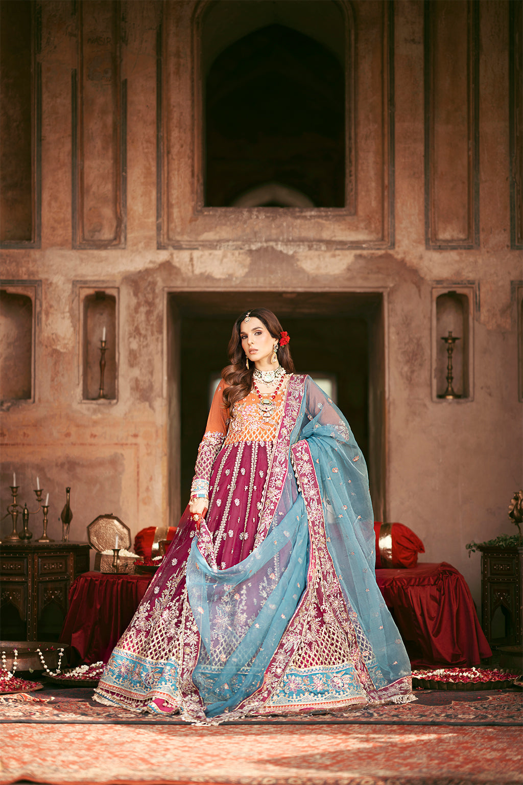AJR Couture | Luxury Formals 24 | Regalia Custom Size Orange Raw Silk