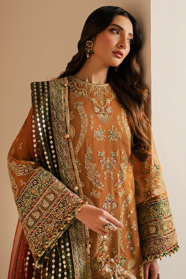 Jazmin | Wedding Formals | WF'25-08 XL Rust Chiffon