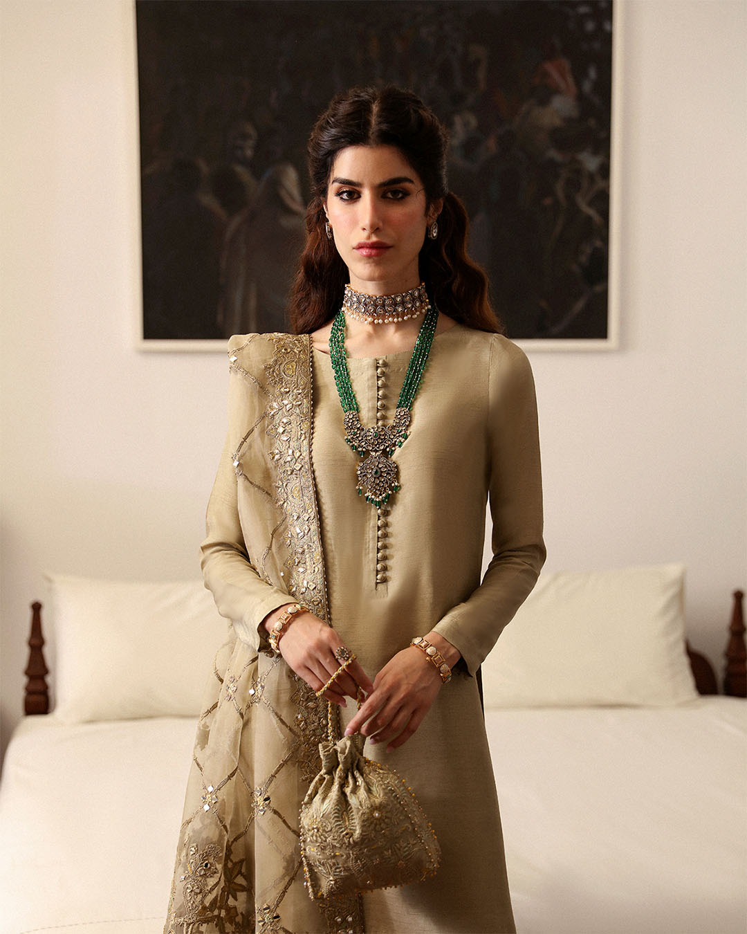 Faiza Saqlain | Mehermah Luxe Formals | Nainsi - Pakistani Designer Dress - by Faiza Saqlain | Type: Formal - 100% Original at Saira Sultan