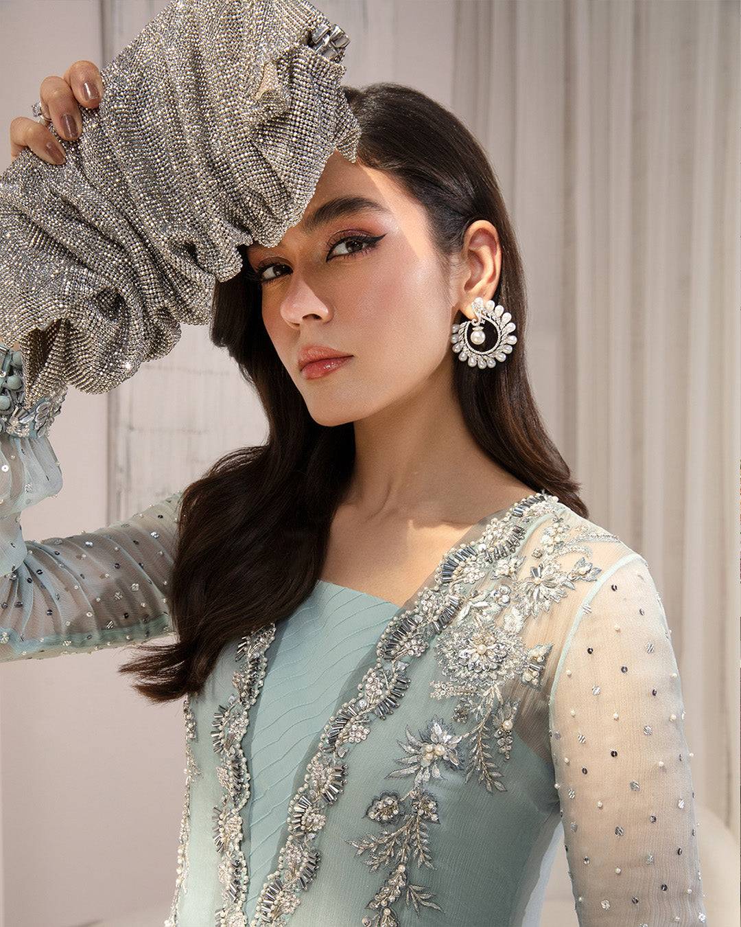 Faiza Saqlain | Lenora Luxury Pret | Arleena - Pakistani Designer Dress - by Faiza Saqlain | Type: Formal - 100% Original at Saira Sultan