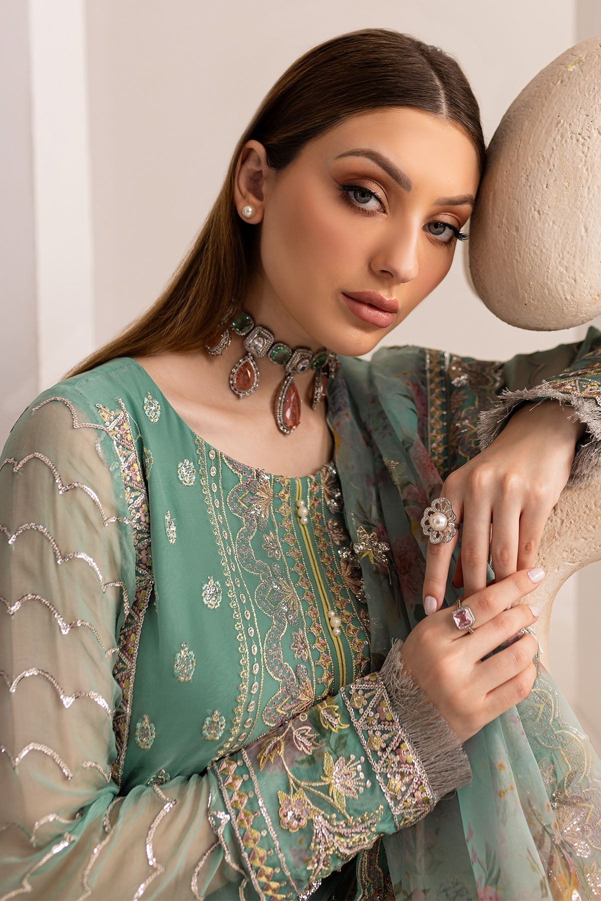 Nureh | Fancy Formals | NP-513 - Pakistani Designer Dress - by Nureh | Type: Formal - 100% Original at Saira Sultan