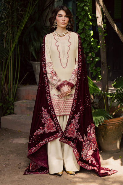 Nureh | Exclusive Leather Peach | NE-181 by Nureh - Designer Dress - Type : Ladies Clothes - Available at Saira Sultan - 100% Original 