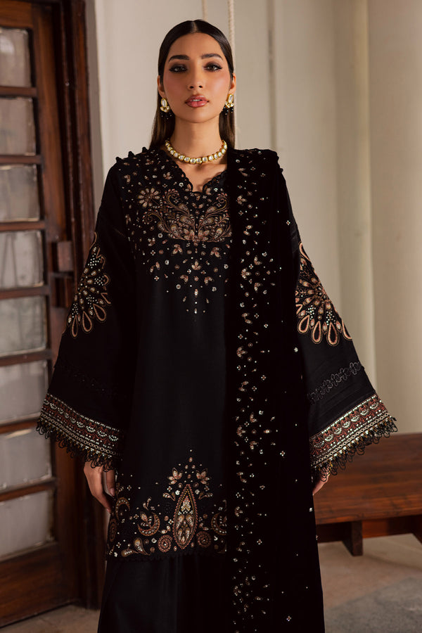 Nureh | Exclusive Leather Peach | NE-202 by Nureh - Designer Dress  - Type : Ladies Clothes - Available at Saira Sultan - 100% Original 