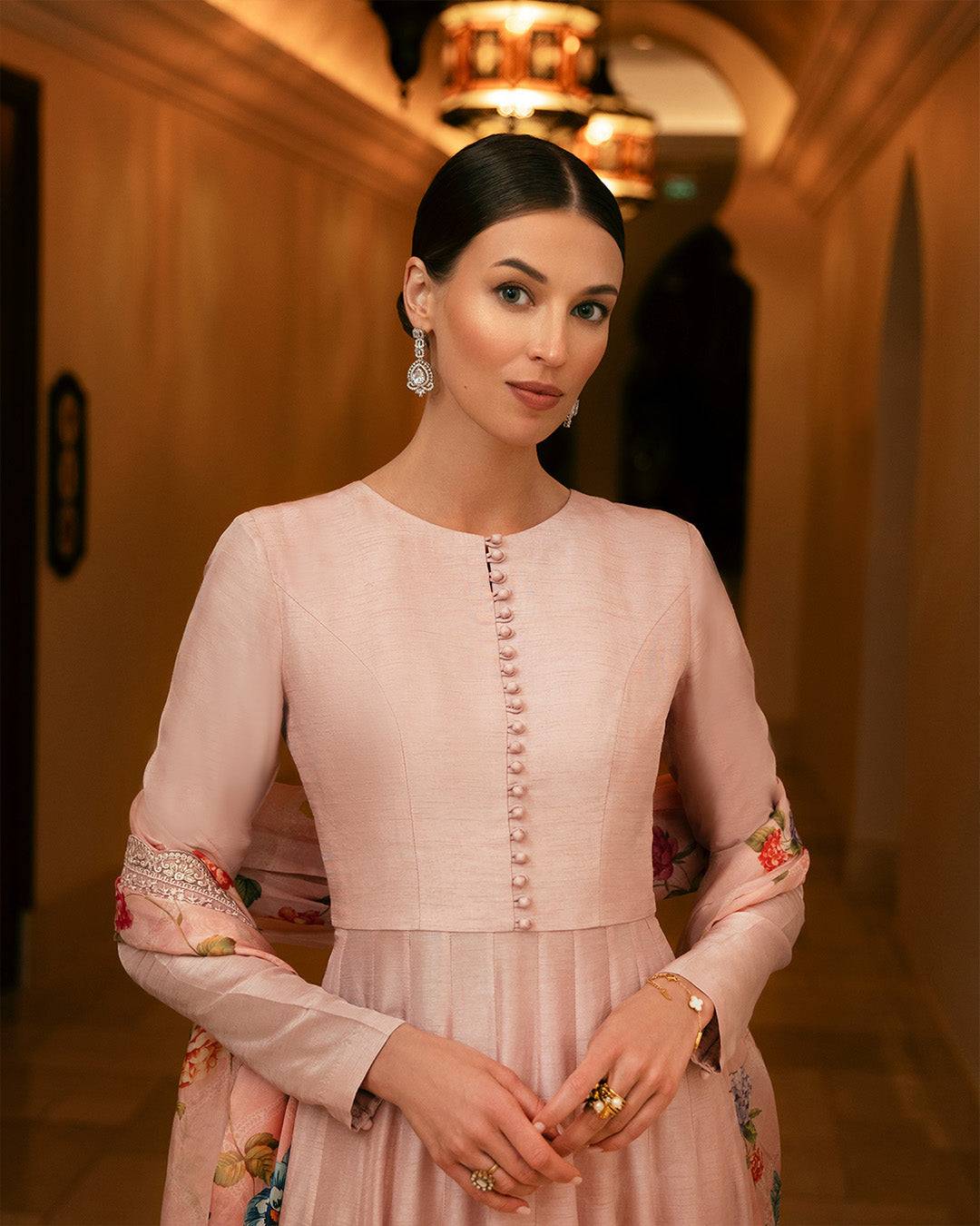 Faiza Saqlain | Zurina Luxury Pret | Zelina - Pakistani Designer Dress - by Faiza Saqlain | Type: Luxury - 100% Original at Saira Sultan