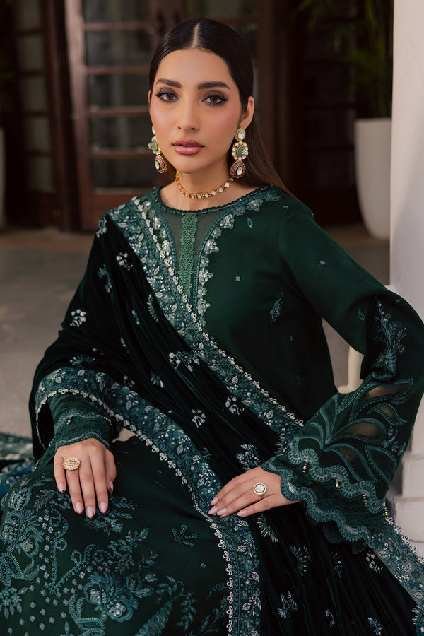 Nureh | Exclusive Leather Peach | NE-199 by Nureh - Designer Dress  - Type : Ladies Clothes - Available at Saira Sultan - 100% Original 