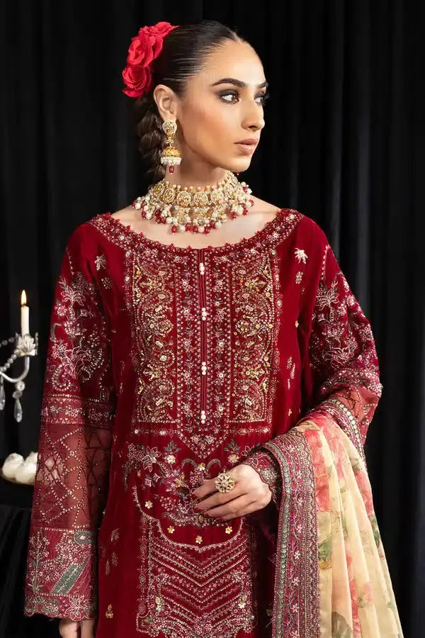 Nureh | Maya Velvet 23 | Elisa - Pakistani Designer Dress - by Nureh | Type: Formal - 100% Original at Saira Sultan