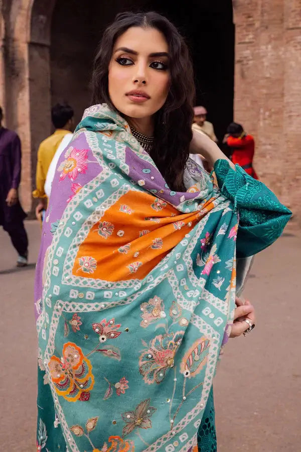Nureh | Bazaar Lawn | NE-51 - Pakistani Designer Dress - by Nureh | Type: Luxury - 100% Original at Saira Sultan