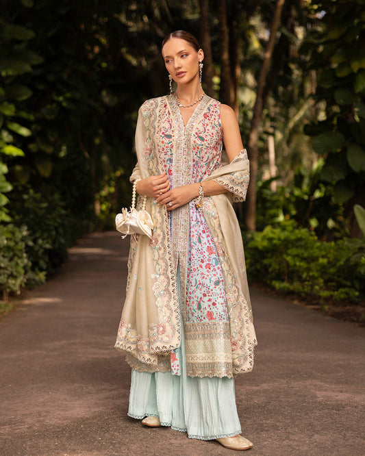 Faiza Saqlain | Zinnia Lawn 25 | Danica XS Vanilla Lawn