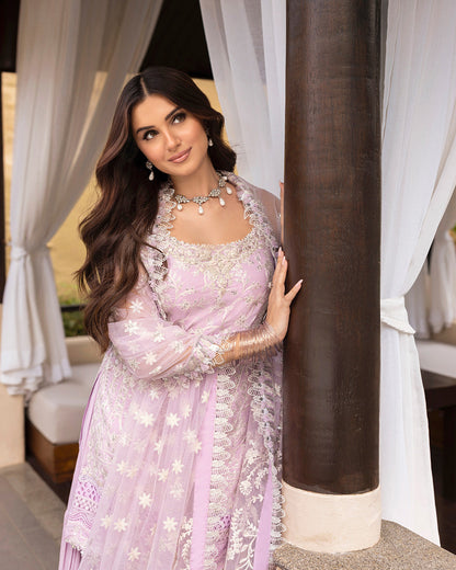 Faiza Saqlain | Zinnia Lawn 25 | Soma M Lilac Lawn