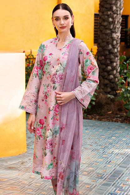 Farasha | Printed Essentials | Spring Muse L Pink Lawn