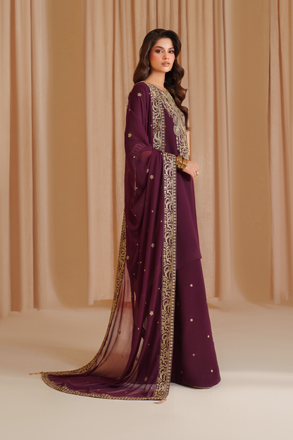 Iznik I Festive Formal I CC-76 Embroidered Chiffon - Pakistani Designer Dress - by Iznik - Type : Ladies Clothes - 100% Original at Saira Sultan
