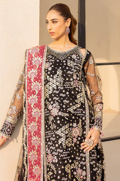 Farasha | Lu Zella Premium Formals 25 | Stardust Noir - Pakistani Designer Dress - by Farasha - Type : Ladies Clothes - 100% Original at Saira Sultan