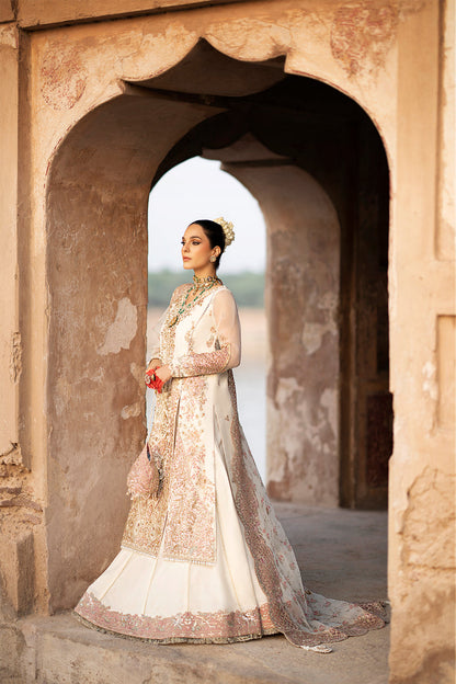 AJR Couture | Luxury Formals 24 | Dove XL Ivory Resham