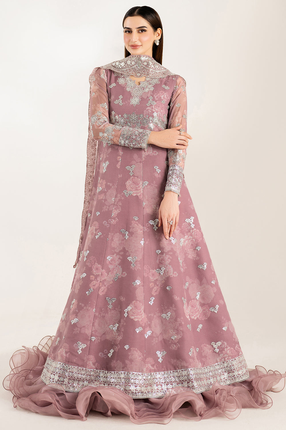 Farasha | Fiorella Formals | Rosy Spark - Pakistani Designer Dress - by Farasha - Type : Ladies Clothes - 100% Original at Saira Sultan