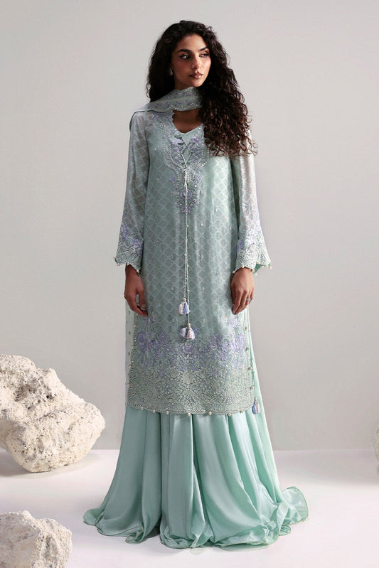 Afrozeh | Slate Ready to Wear | Elysia - Pakistani Designer Dress - by Afrozeh - Type : Ladies Clothes - 100% Original at Saira Sultan