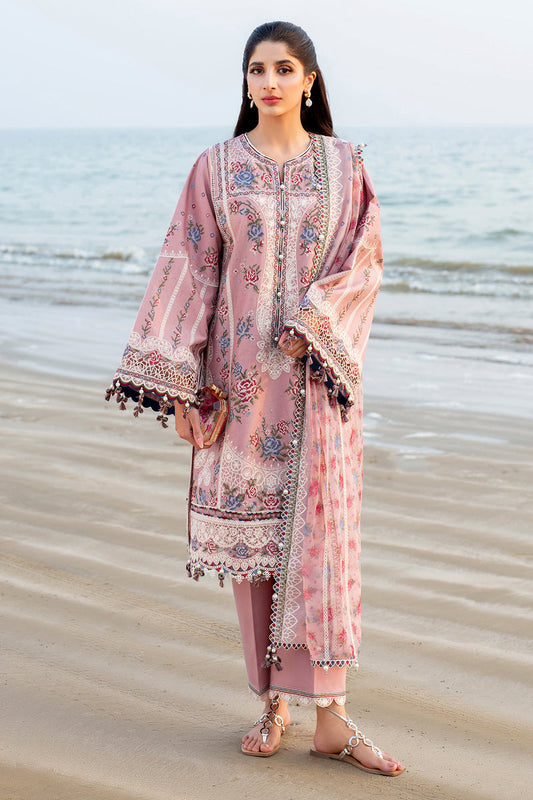 Jazmin | Shahkaar Luxury Lawn 25 | SL25-D2 XS Brownish Pink Lawn