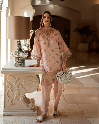 Faiza Saqlain | Zurina Luxury Pret | Kaylin - Pakistani Designer Dress - by Faiza Saqlain | Type: Luxury - 100% Original at Saira Sultan