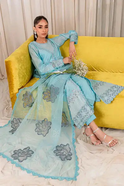 Nureh | Shades Of Summer | NP-458 - Pakistani Designer Dress - by Nureh | Type: Luxury - 100% Original at Saira Sultan