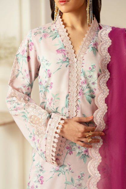 Nureh | Feya Eid Lawn | FE-01 XL Lavender Pinocchio Lawn