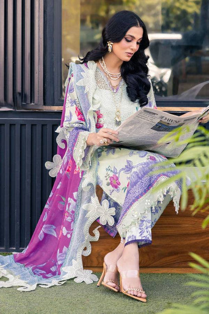 Nureh | Glam Girl Lawn | GL-07 - Pakistani Designer Dress - by Nureh | Type: Casuals - 100% Original at Saira Sultan