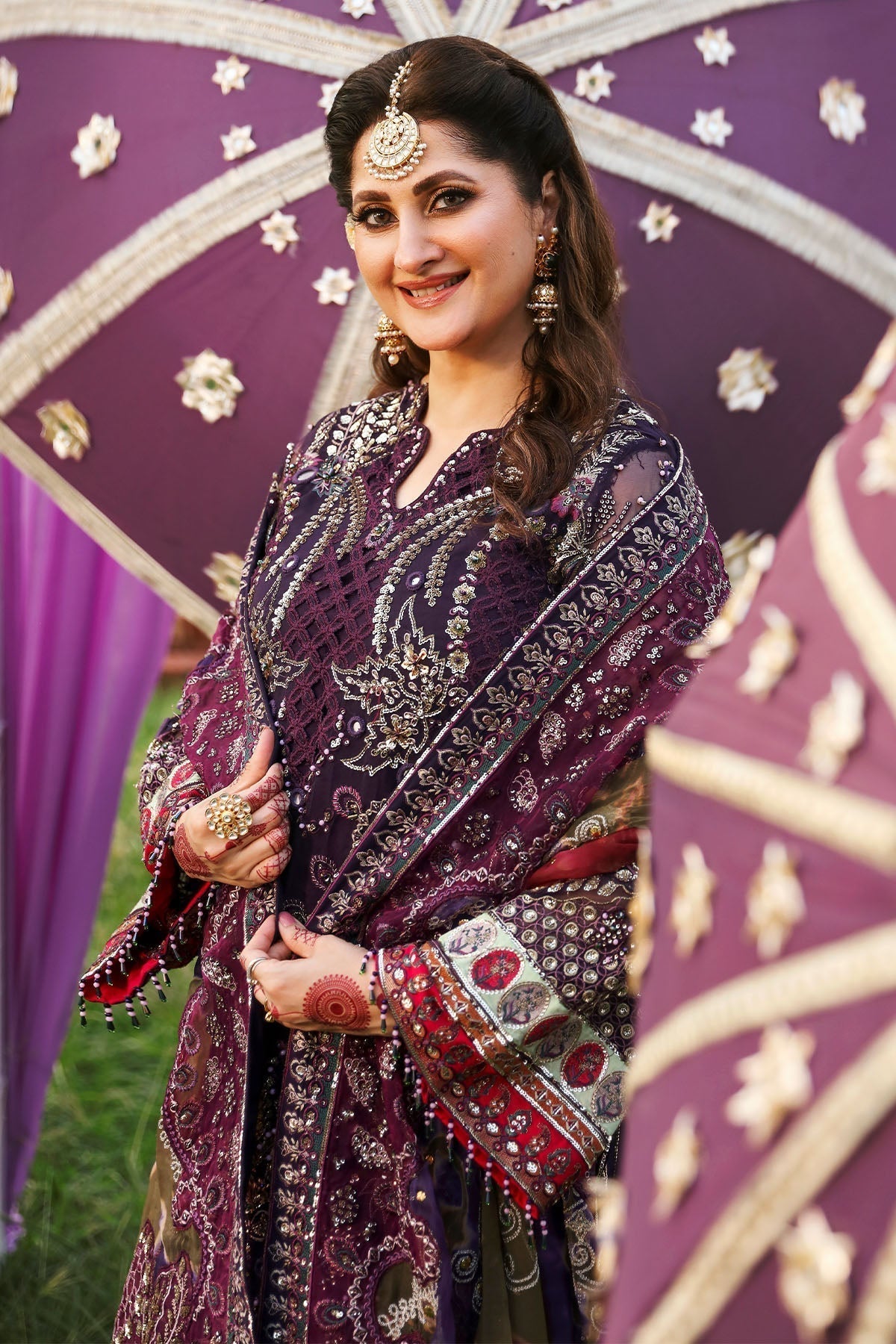 Nureh | Jhoomro Wedding Formals | NL-70 JAHAN - Pakistani Designer Dress - by Nureh | Type: Bridal - 100% Original at Saira Sultan