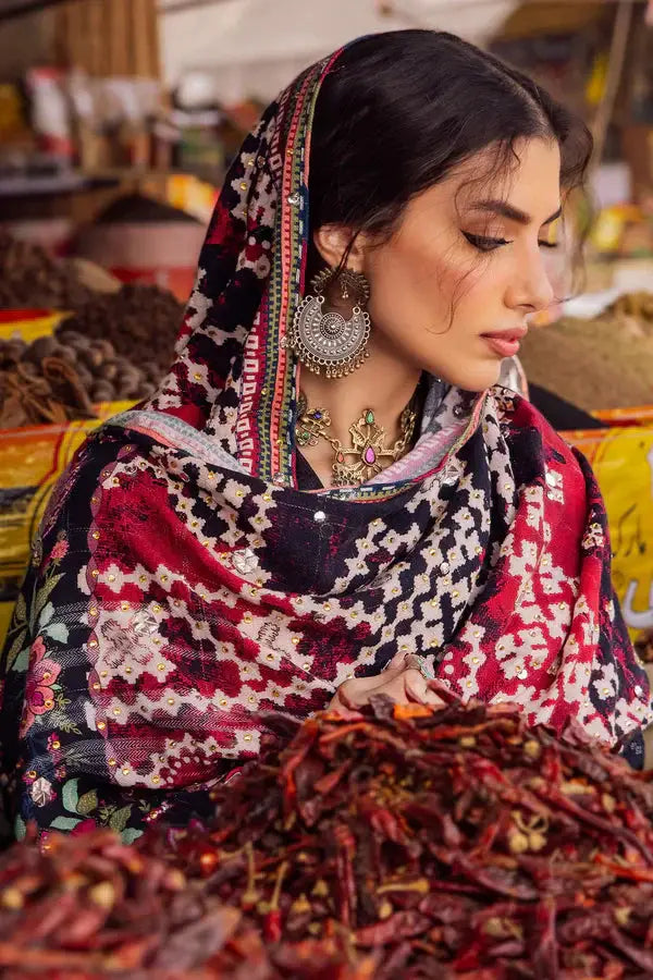 Nureh | Bazaar Lawn | NE-52 - Pakistani Designer Dress - by Nureh | Type: Luxury - 100% Original at Saira Sultan
