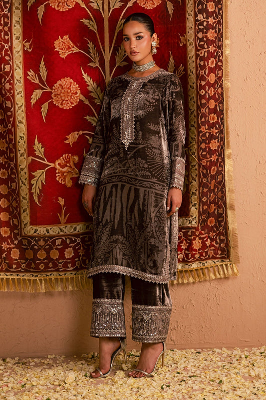 Nureh | Ballerina Winter 25 | NU2-192 by Nureh - Designer Dress  - Type : Ladies Clothes - Available at Saira Sultan - 100% Original 