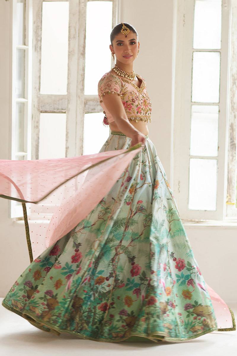 Mina Hassan | Formal Dholki Collection | Fayruz - Pakistani Designer Dress - by Mina Hassan | Type: Ladies Clothes - 100% Original at Saira Sultan
