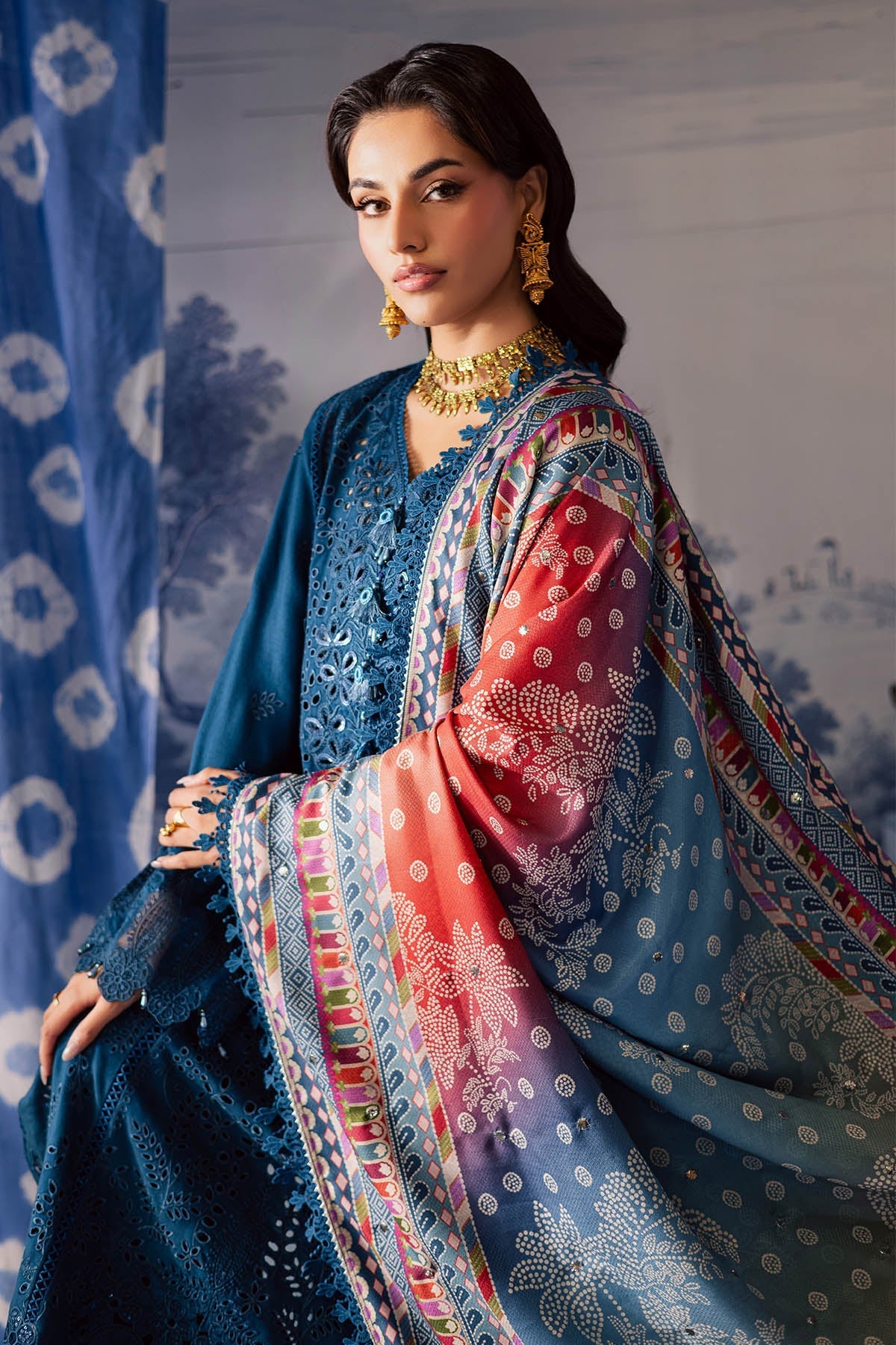 Nureh | Bazaar Luxe 25 | NE-206 by Nureh - Designer Dress  - Type : Ladies Clothes - Available at Saira Sultan - 100% Original 