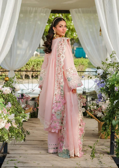 Elaf Premium | Luxury Lawn 25 | ELH-1B SOPHIA S Pink Lawn