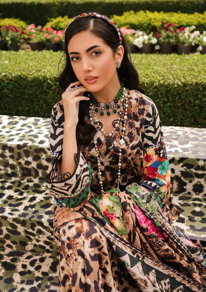 Elaf Premium | Printed Collection 24 | EEP-06A - Menagerie - Pakistani Designer Dress - by Elaf Premium | Type: Casuals - 100% Original at Saira Sultan
