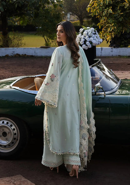 Kahf Premium | Luxury Lawn 25 | KLR-2B Garnet S Aqua Lawn
