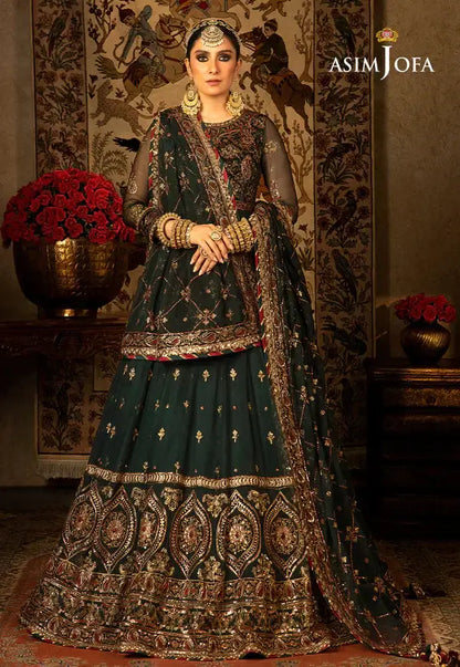Asim Jofa | Velvet Festive 23 | AJVF-11 - Pakistani Designer Dress - by Asim Jofa | Type: Formal - 100% Original at Saira Sultan