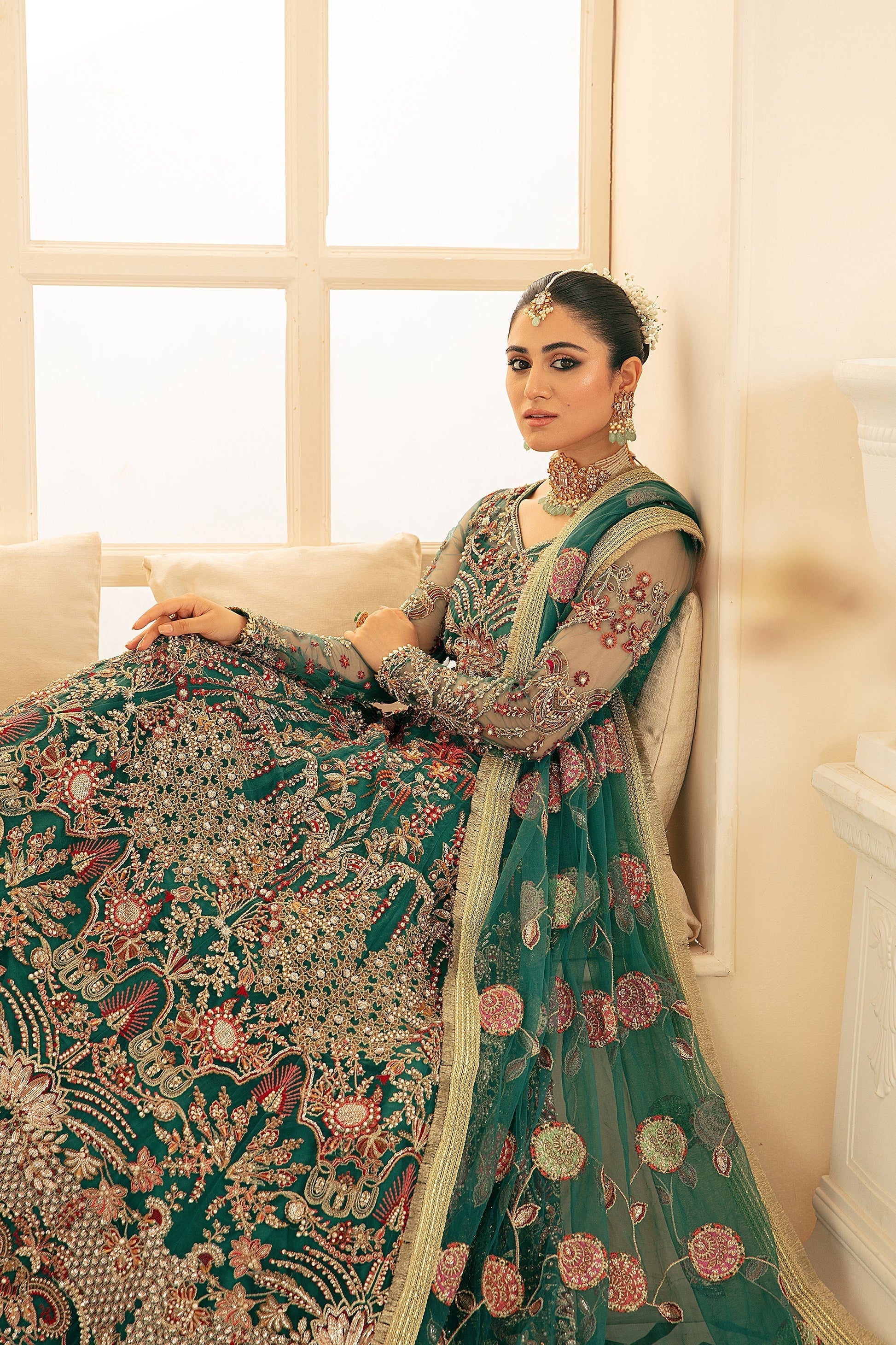 Ezra | Wedding Collection | Zeenat - Pakistani Designer Dress - by Ezra | Type: Bridal - 100% Original at Saira Sultan