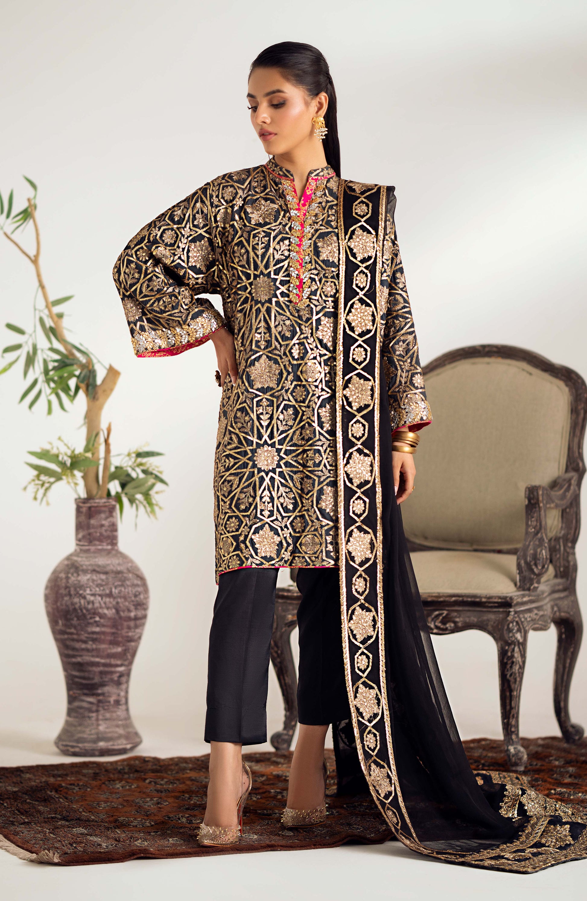 Maryum N Maria | Dastan Formals | ALIRA - MS40016 - Pakistani Designer Dress - by Maryam N Maria | Type: Ladies Clothes - 100% Original at Saira Sultan