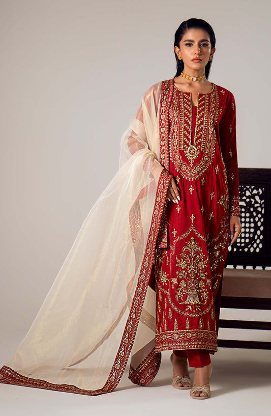 Maryum N Maria | Dastan Formals | MIRA - MS40017 - Pakistani Designer Dress - by Maryam N Maria | Type: Ladies Clothes - 100% Original at Saira Sultan