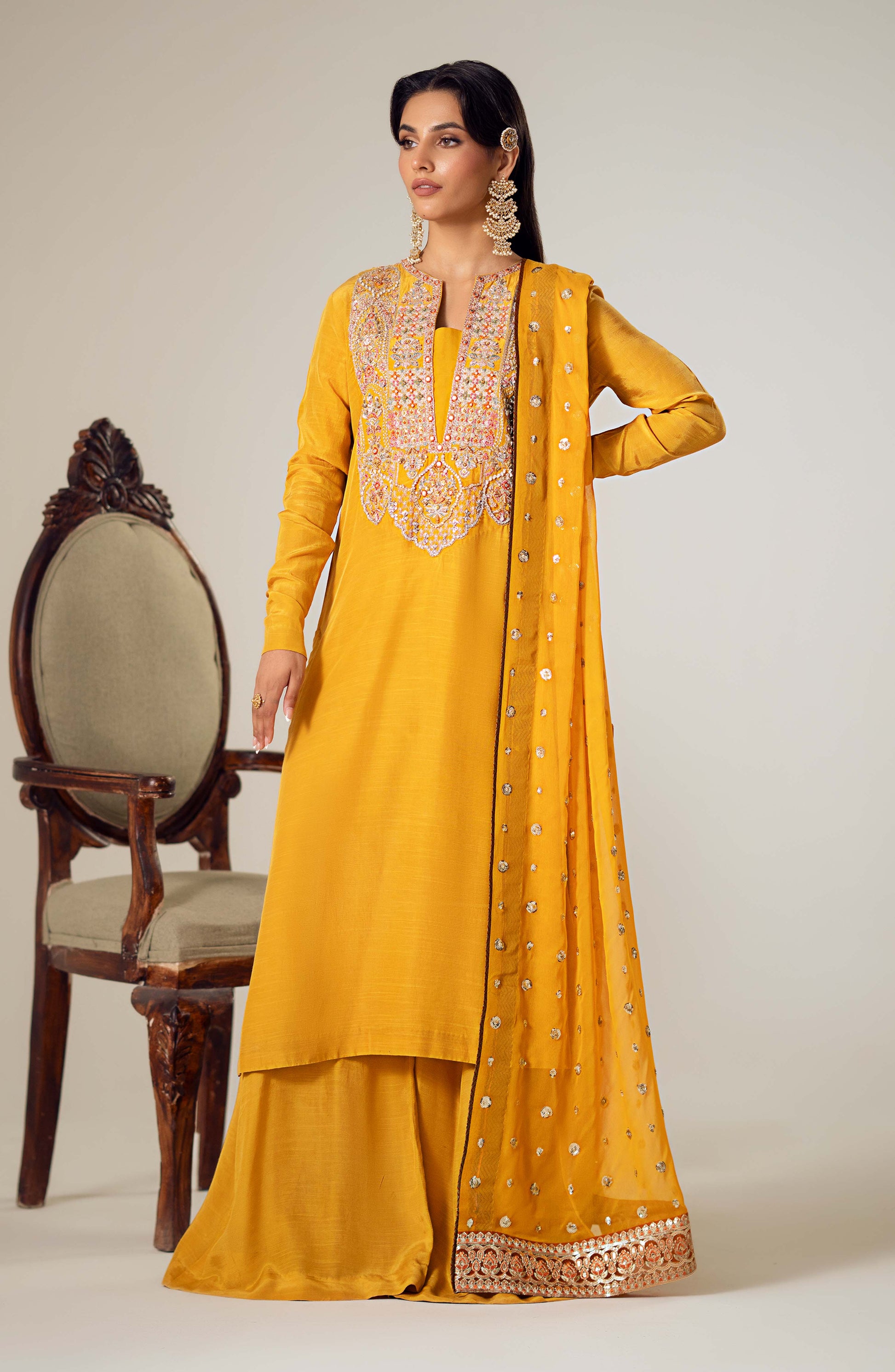 Maryum N Maria | Dastan Formals | NYRA - MS40018 - Pakistani Designer Dress - by Maryam N Maria | Type: Ladies Clothes - 100% Original at Saira Sultan