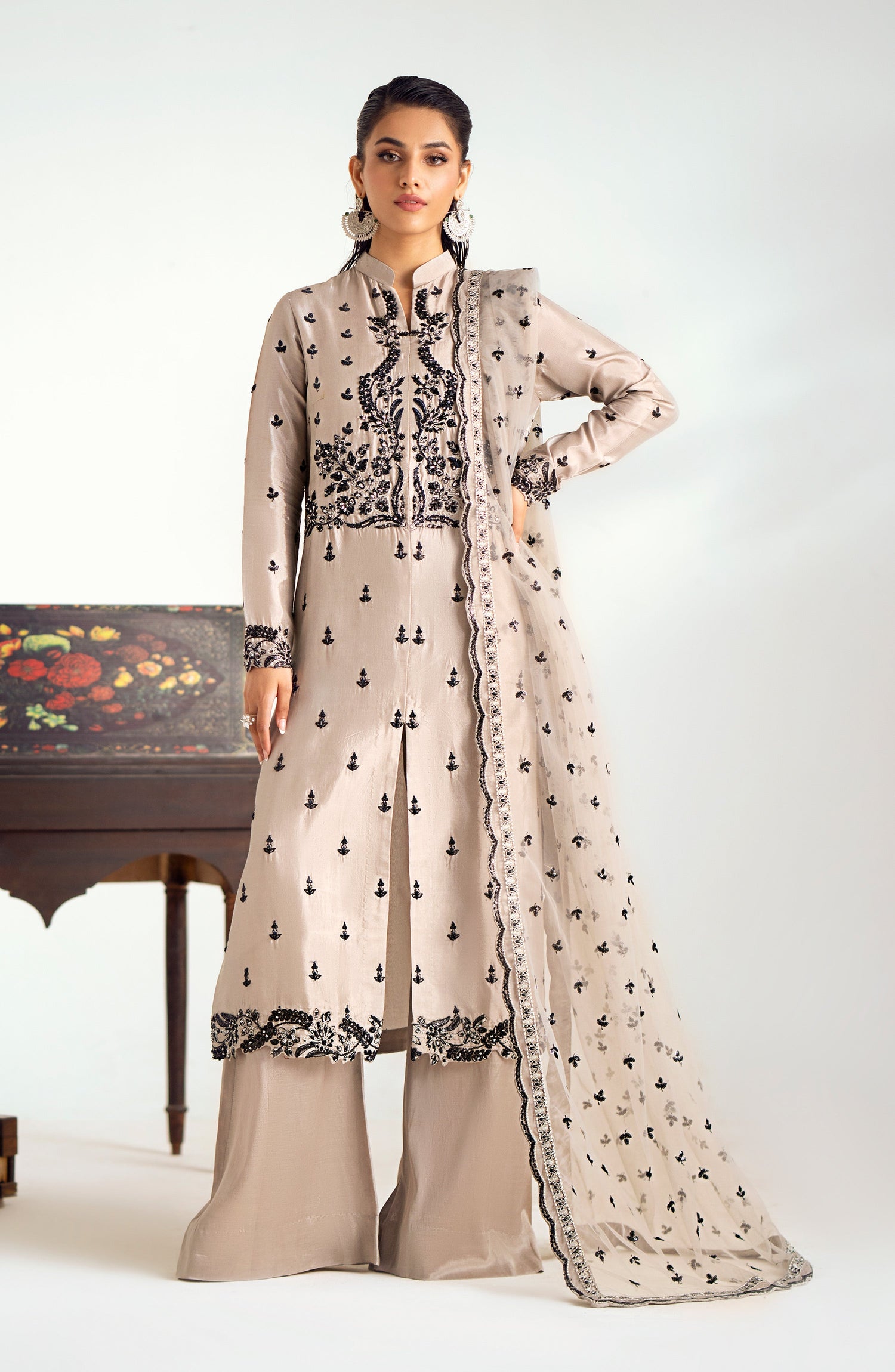 Maryum N Maria | Dastan Formals | ELARA - MS40020 - Pakistani Designer Dress - by Maryam N Maria | Type: Ladies Clothes - 100% Original at Saira Sultan