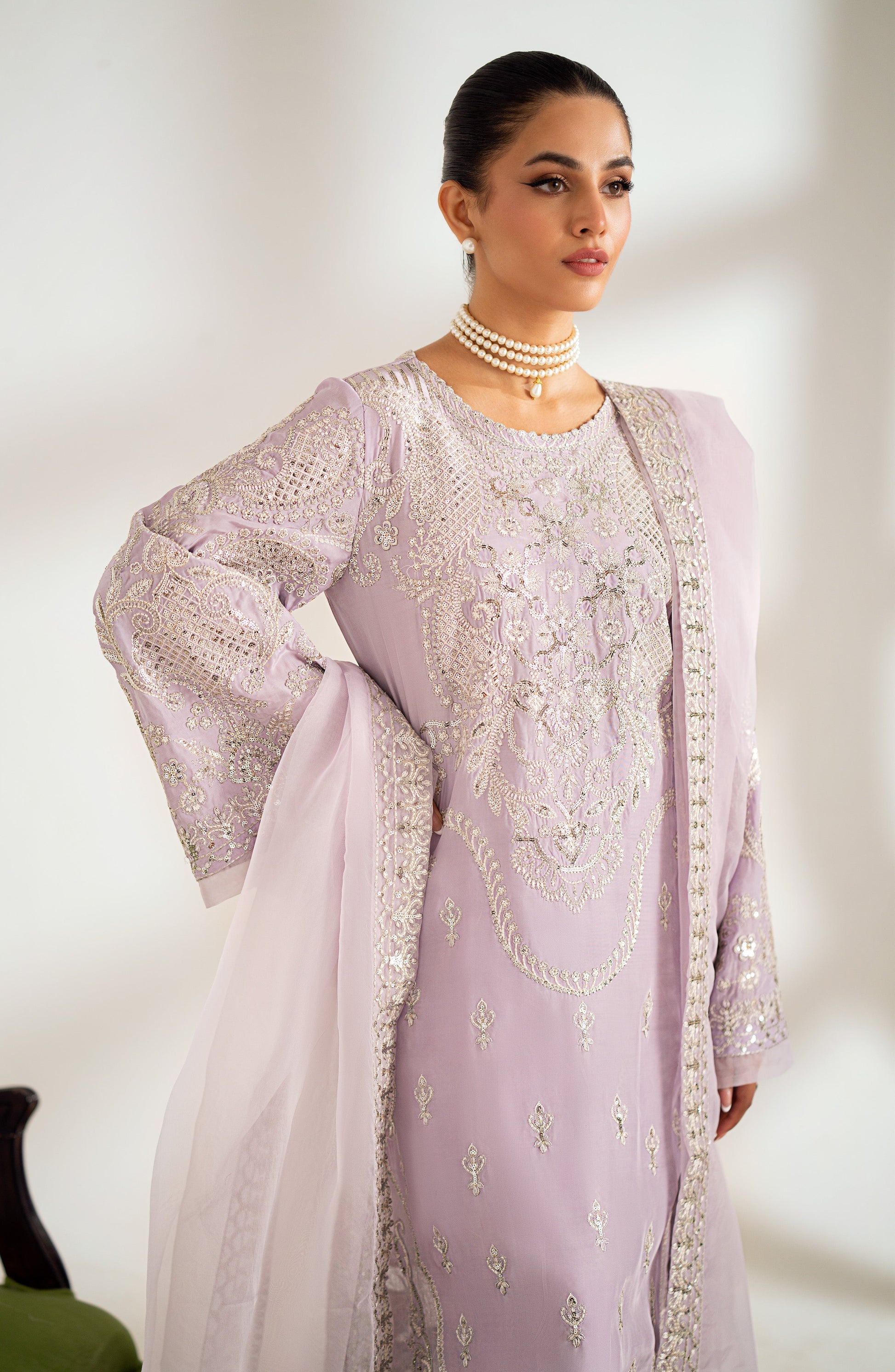 Maryum N Maria | Dastan Formals | DINARA - MS40028 - Pakistani Designer Dress - by Maryam N Maria | Type: Ladies Clothes - 100% Original at Saira Sultan